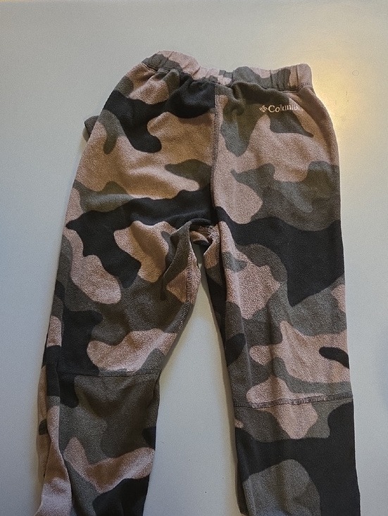 Columbia Other - Columbia Kids Camouflage Fleece Joggers - Green & Brown